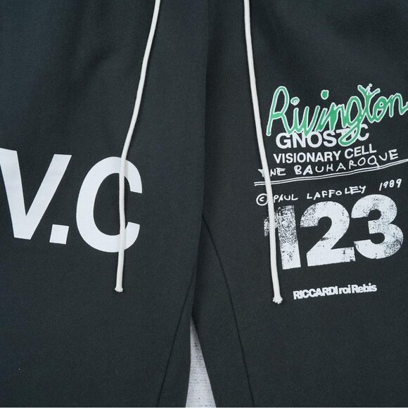 RIVINGTON ROI REBIS 123 Black Ankle Length Sweatpants - Picture 3 of 6